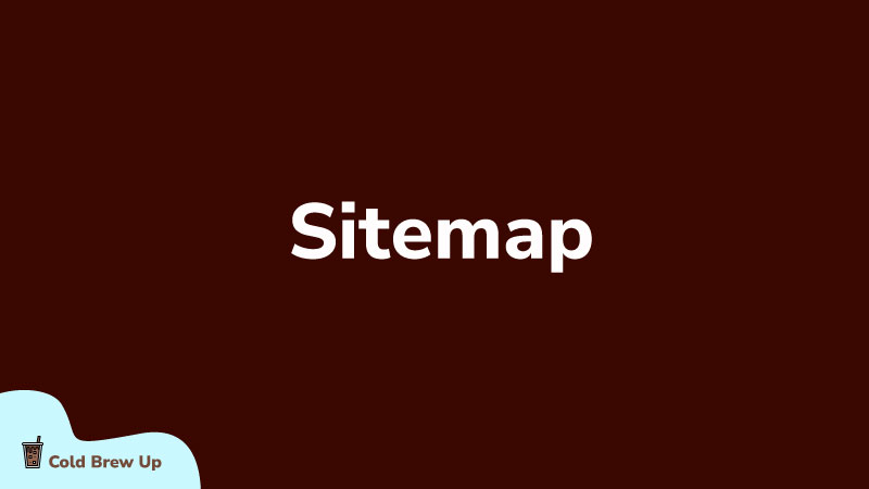 cold brew up sitemap